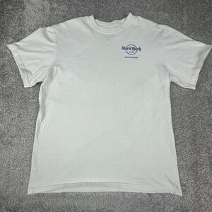 Hard Rock Cafe New Orleans Shirt Mens Large Regular White Pullover City Print